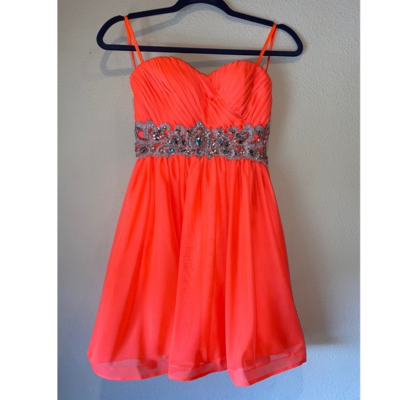 neon short dress